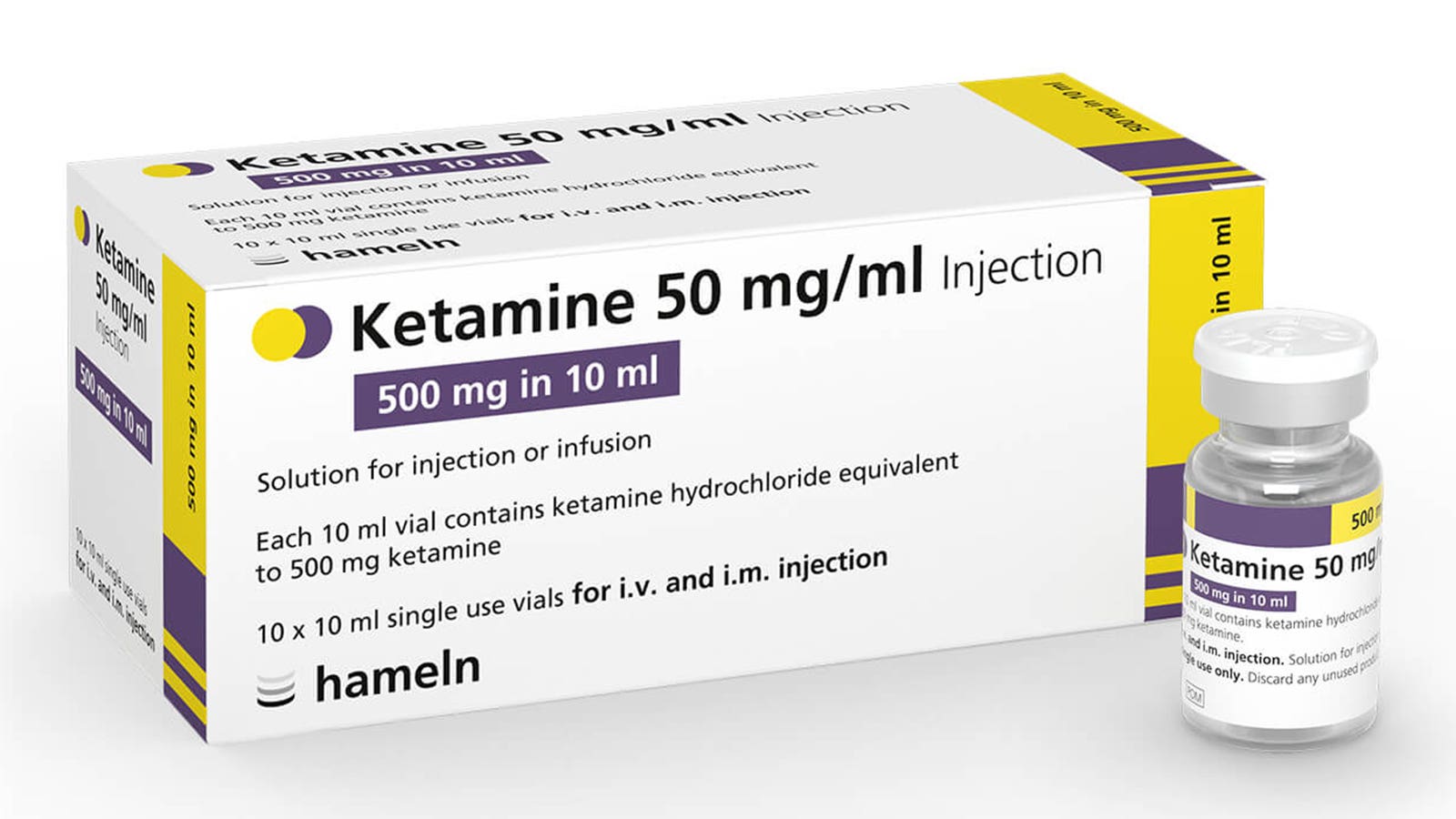 Buy Ketamine Hydrochloride 50mg Injection